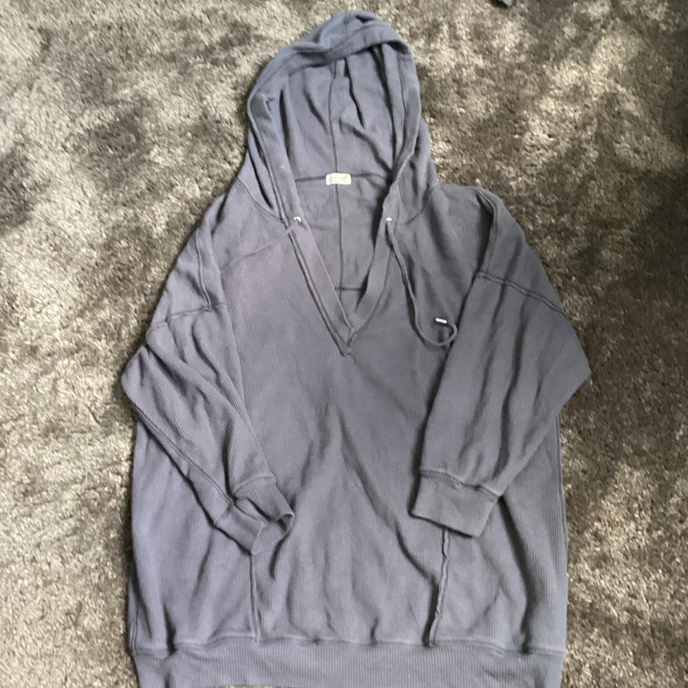 Gray Hooded Sweatshirt